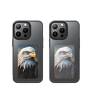 Amorus-Eink Screen Smart NFC Refesh Phone Case para iPhone, Capa de Proteção de Tela Traseira, Sem Bateria, DIY, iPhone 15, 14, 13 Pro Max, E Ink