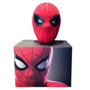Homem Aranha Máscara Cosplay com Olhos Moventes, Mascara Homem-Aranha, Máscara Eletrônica, Brinquedos Elásticos, Controle Remoto, Adultos, Presente Kids, 1:1