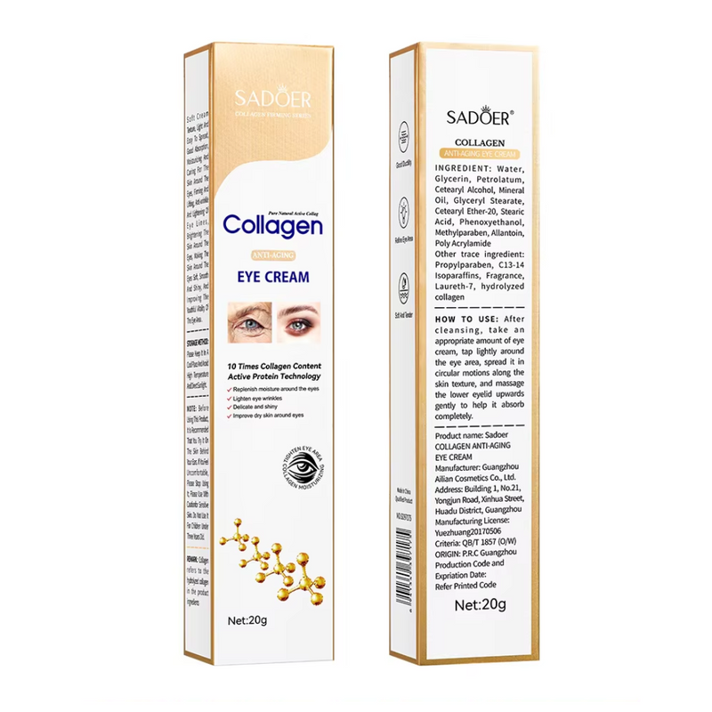 Colágeno para os olhos efeito 3 em 1