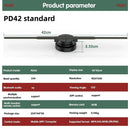 3D ventilador holograma projetor, display wi-fi, publicidade logotipo luz, LED sinal lâmpada holográfica, projetores tridimensionais, 42-100cm