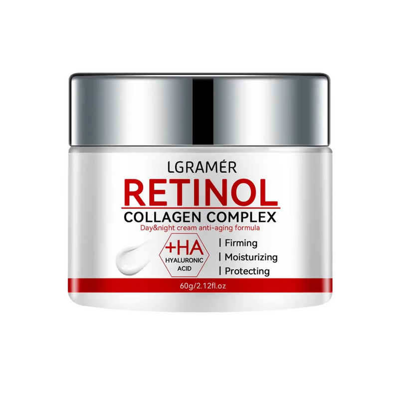 Retinol asiático creme com colágeno redução de rugas