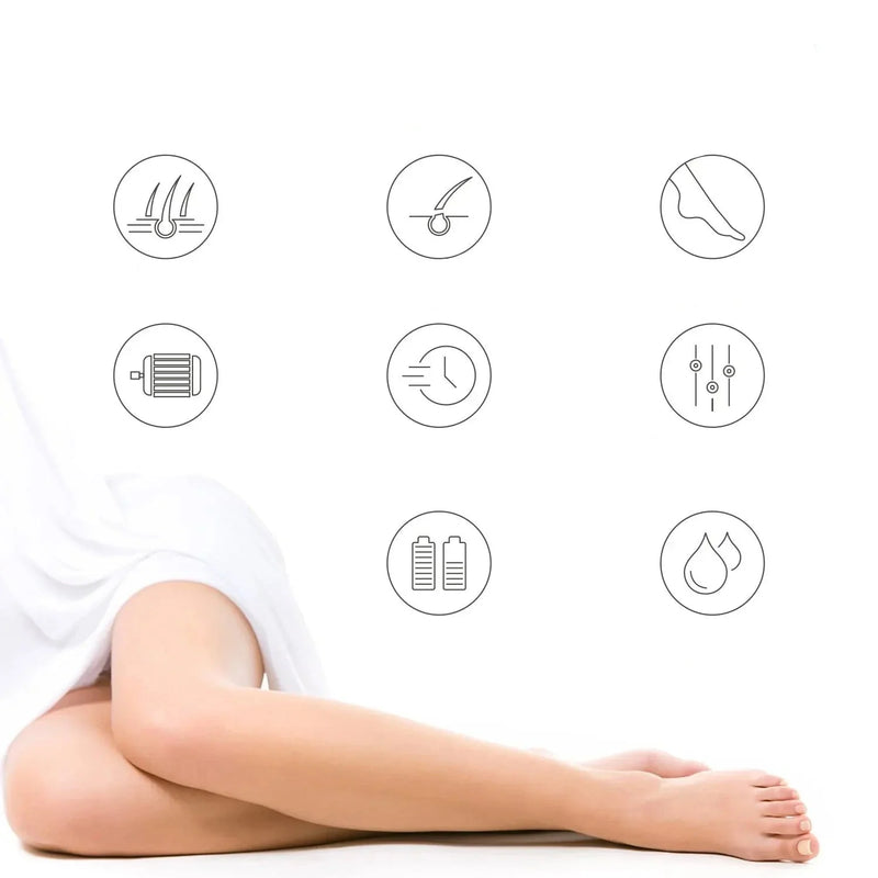 Depilador Removedor De Pelos E Calos 3 Em 1 Km-3010 - Kemei