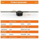 3D ventilador holograma projetor, display wi-fi, publicidade logotipo luz, LED sinal lâmpada holográfica, projetores tridimensionais, 42-100cm