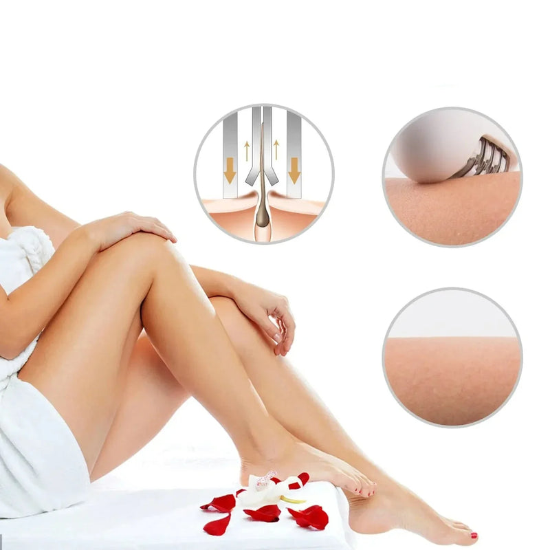 Depilador Removedor De Pelos E Calos 3 Em 1 Km-3010 - Kemei