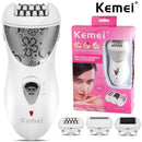 Depilador Removedor De Pelos E Calos 3 Em 1 Km-3010 - Kemei