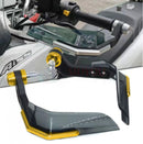 Conjunto de 2 Peças de Protetor de Mão para Motocicleta com Handguard e Reforço de Punho em Alumínio