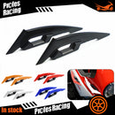 Kit Aerodinâmico Universal para Motocicletas e Capacetes Spoilers Laterais Dinâmicos para Carenagem Dianteira