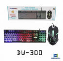 Kit Teclado Semi Mecânico + Mouse Gamer Rgb