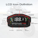 Painel universal digital Instrumento Carburador de Injeção Elétrica, Universal, RPM, GPS